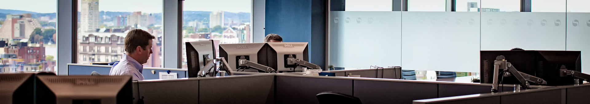 SCS Financial team working at their desks