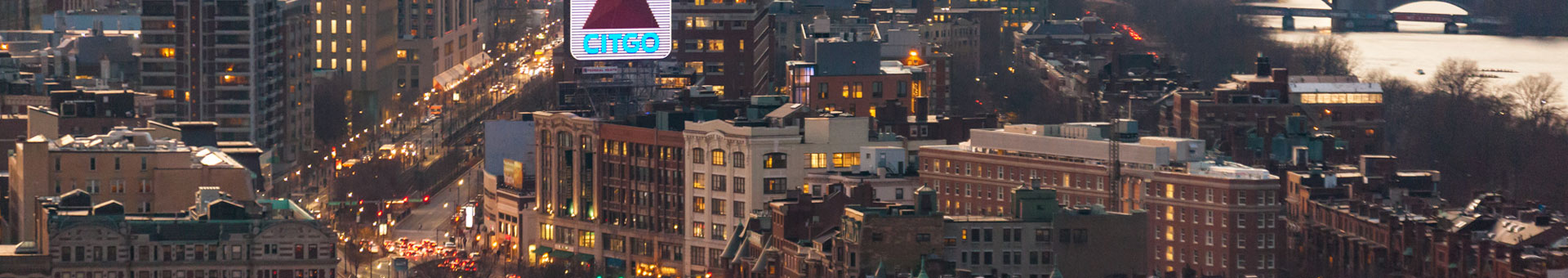 aerial view of Kenmore Square