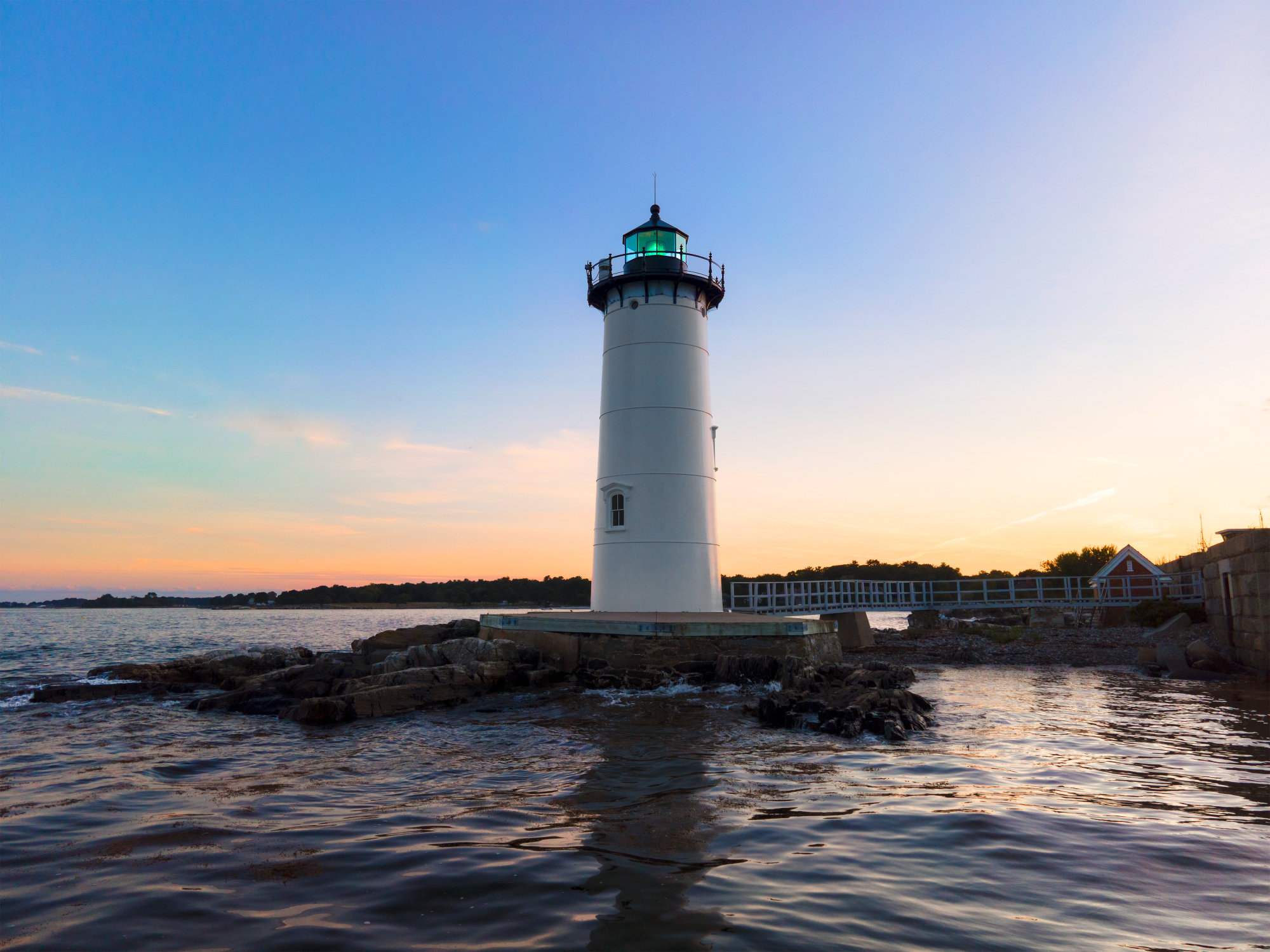 Lighthouse on the Ocean