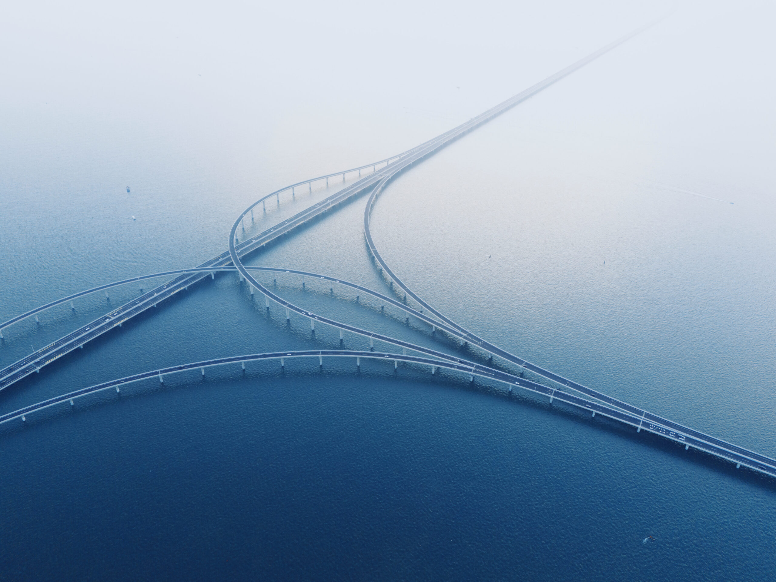 Winding Bridges Over Water